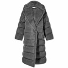 Max Mara Women's Teddy Puffer Coat in Grigio