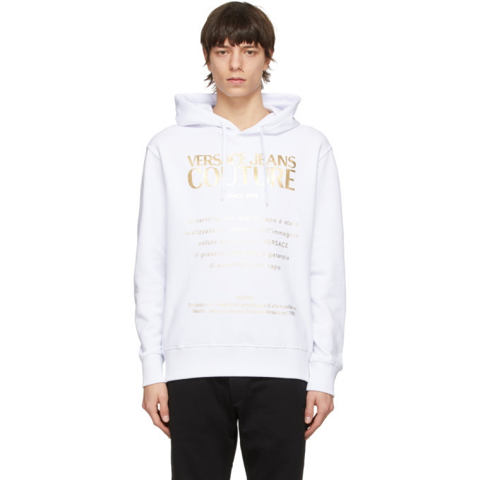 Photo: Versace Jeans Couture White Warranty Hoodie