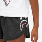 A Bathing Ape Women's Shark Running Shorts in Black
