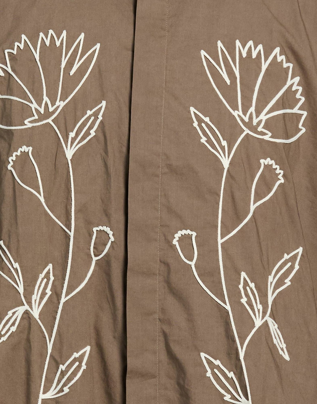 Officine Générale Mens Shirt in Brown