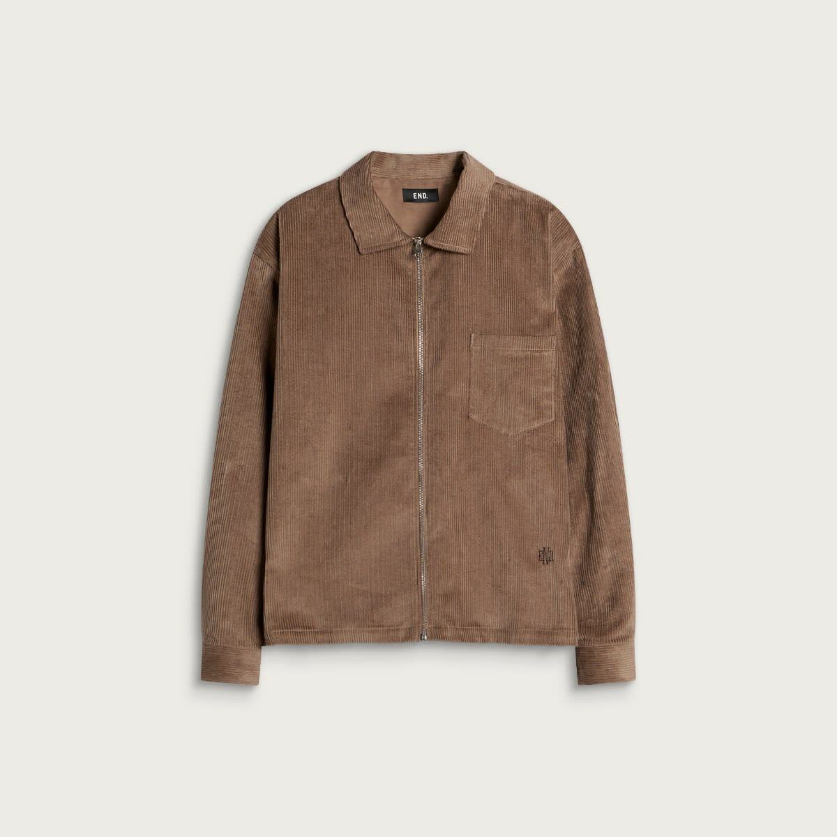 END. Men's Ridge Shirt in Dark Sand