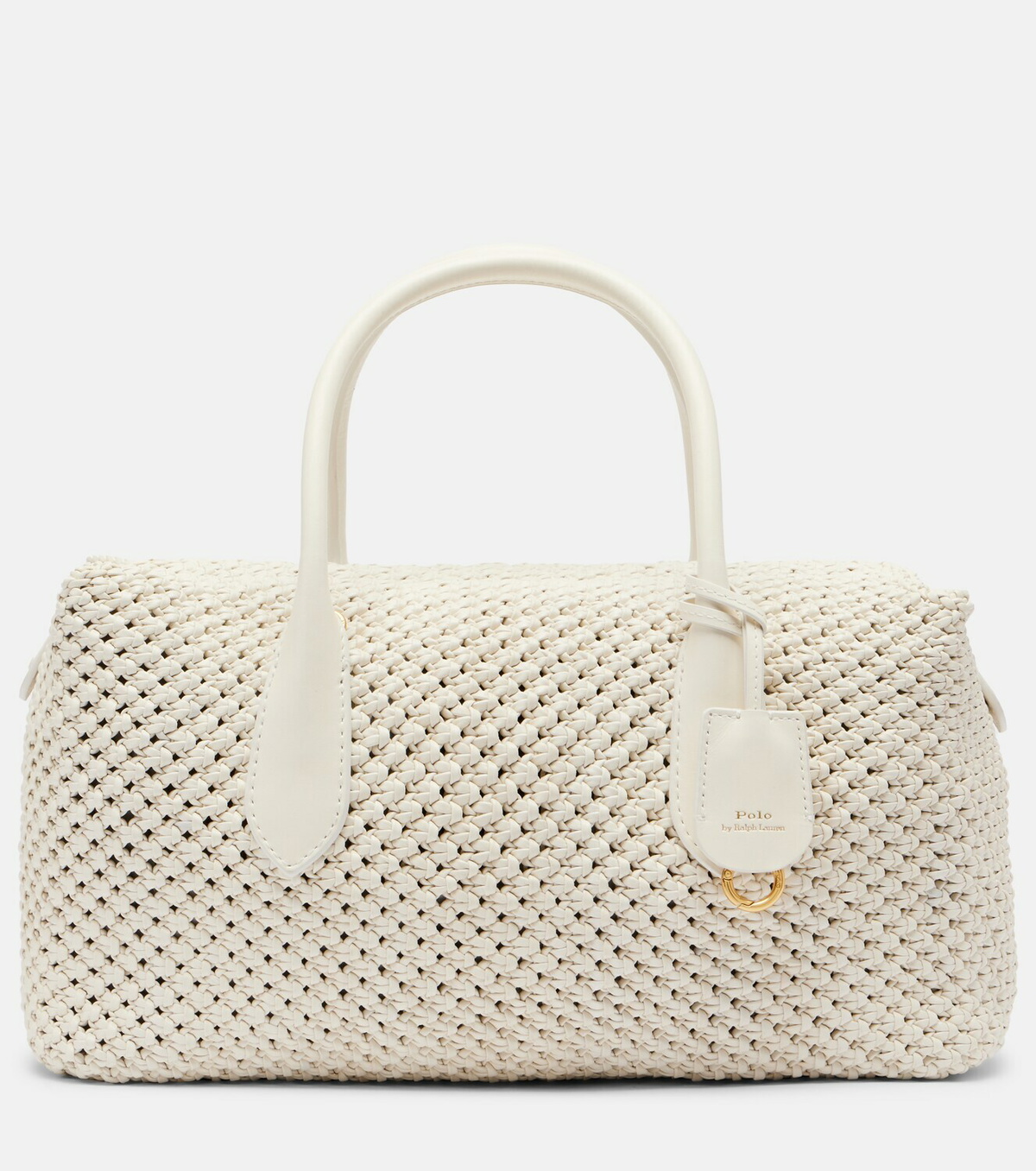 Polo Ralph Lauren Bellport woven leather tote bag