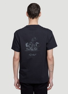 Snoopy Sitting T-Shirt in Black