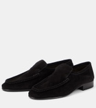 The Row New Soft suede loafers