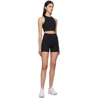 Girlfriend Collective Black High-Rise Run Shorts