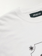 Afield Out® - Printed Cotton-Jersey T-Shirt - White