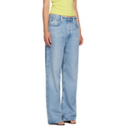 AGOLDE Blue Low Slung Baggy Jeans