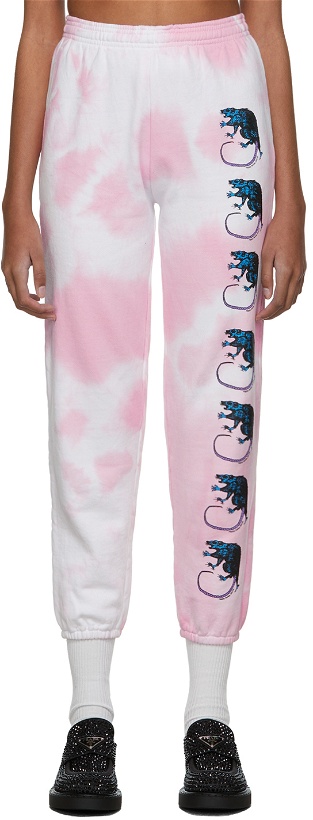 Photo: Ashley Williams Pink Tie-Dye Rat Lounge Pants