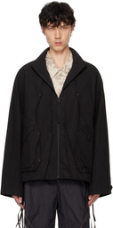 Professor.E Black Poncho Jacket