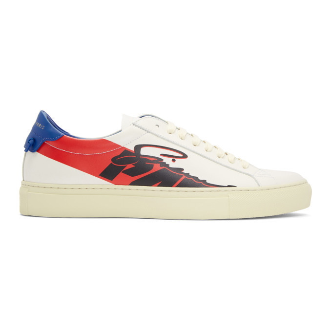 Photo: Givenchy White Motocross Urban Street Sneakers