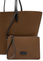 Moncler Very Large Rubberised Tote bag - Brown Dark - One Size