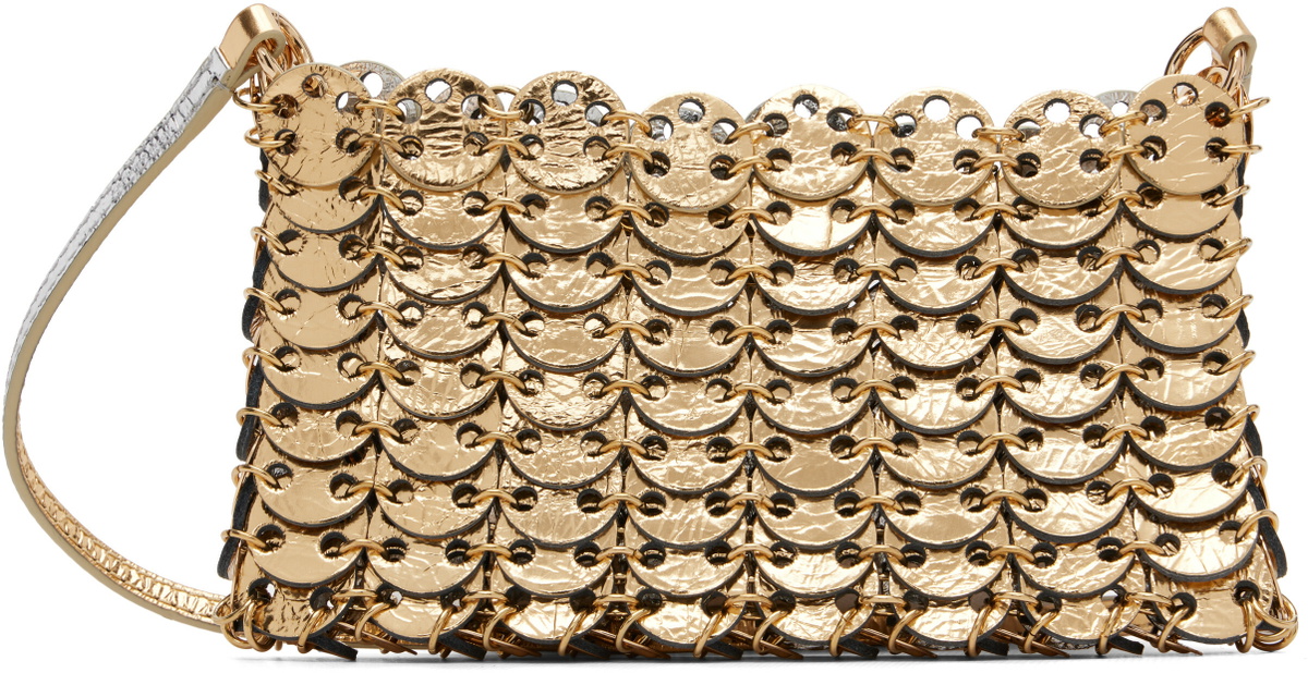 Rabanne Gold Calfskin Bag