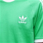 Adidas Men's 3-Stripes T-Shirt in Hi-Res Green