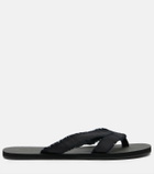 Christopher Esber Freya satin thong sandals