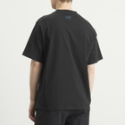 Arc'teryx Men's Kragg Cotton Lithographica T-Shirt in Black