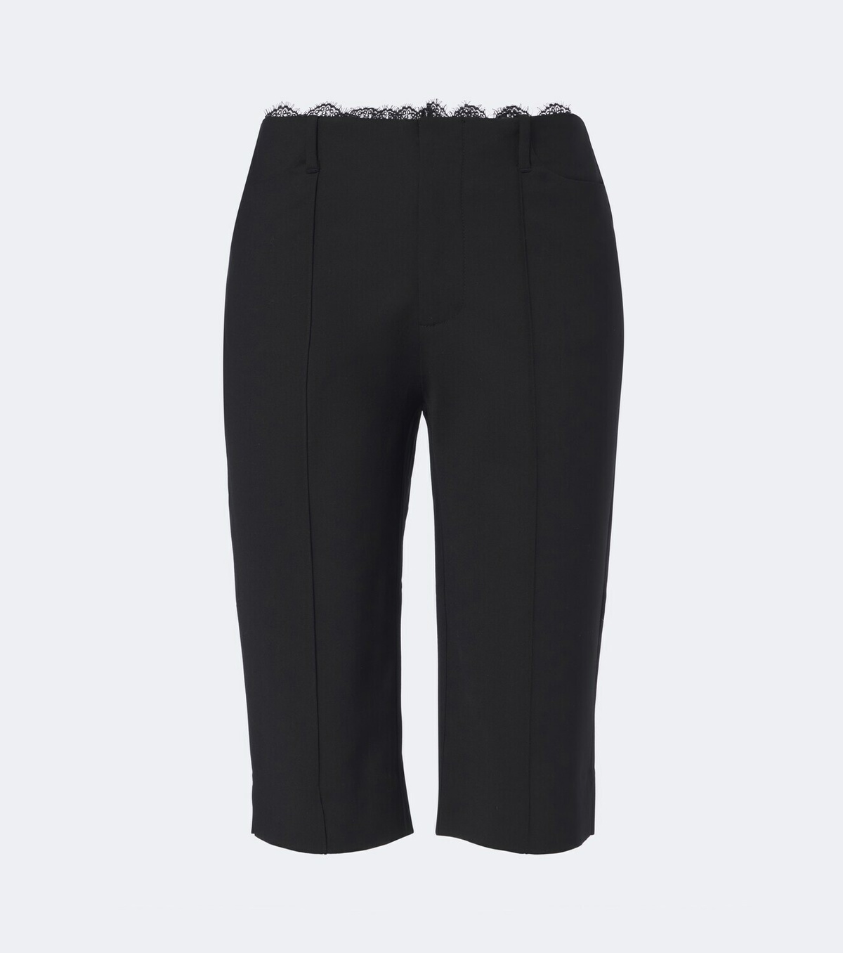 SIR Miller lace-trimmed wool-blend capri pants
