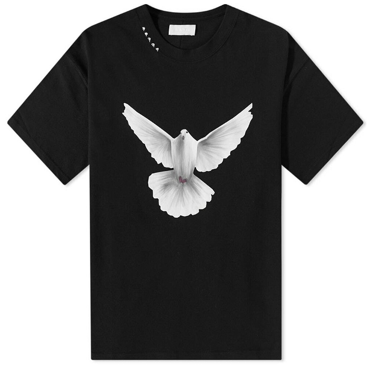 Photo: 3.Paradis Men's Flying Dove T-Shirt in Black
