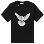 3.Paradis Men's Flying Dove T-Shirt in Black