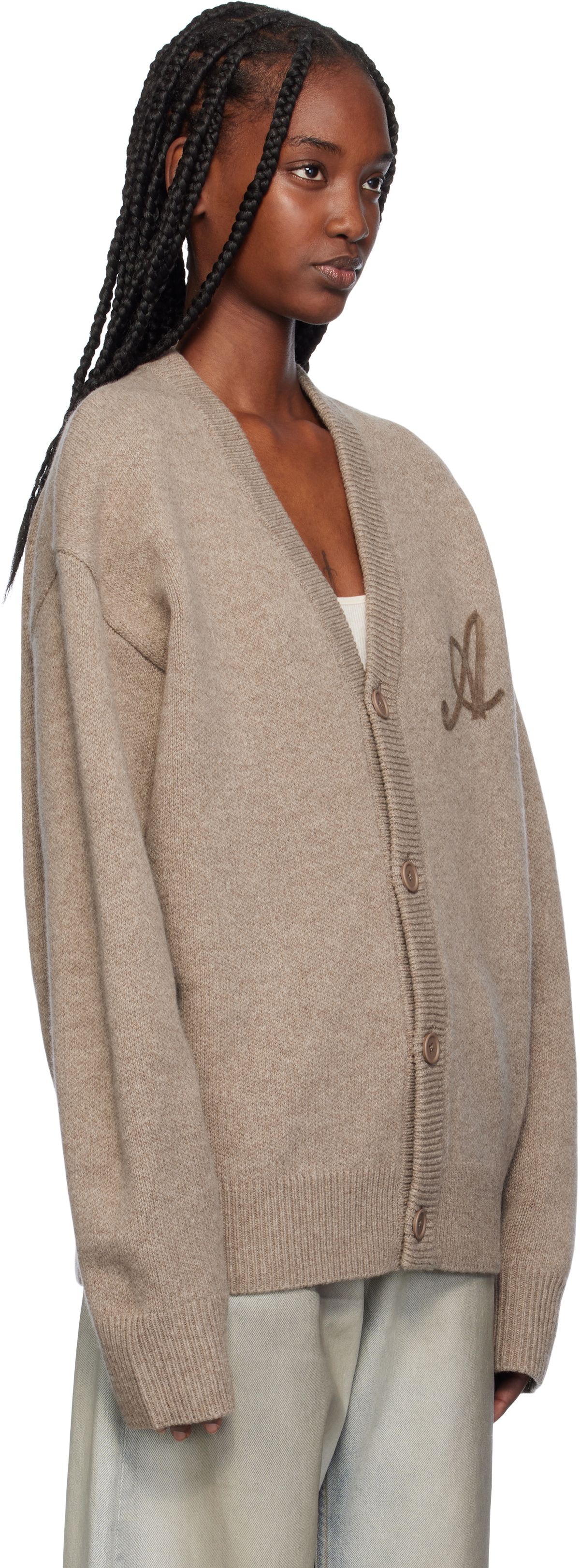 Axel Arigato Taupe Ash Signature Cardigan