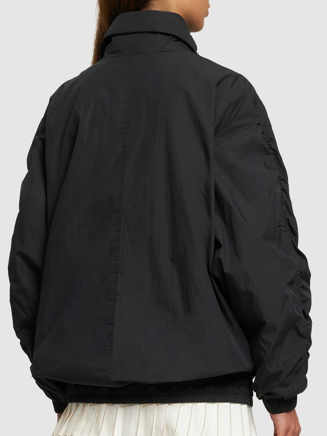 【新品タグ付き】MARANT ÉTOILE ジャケット MARANT ÉTOILE Josialo belted frayed cotton-blend jacquard