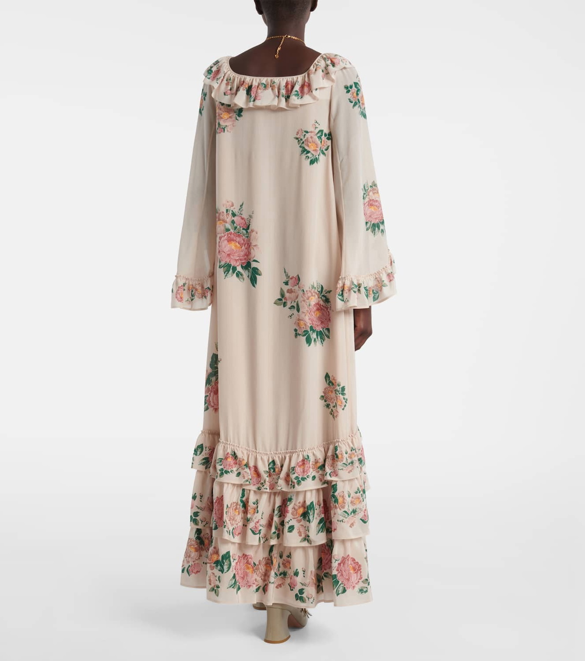 Chloé Floral silk crêpe de chine maxi dress