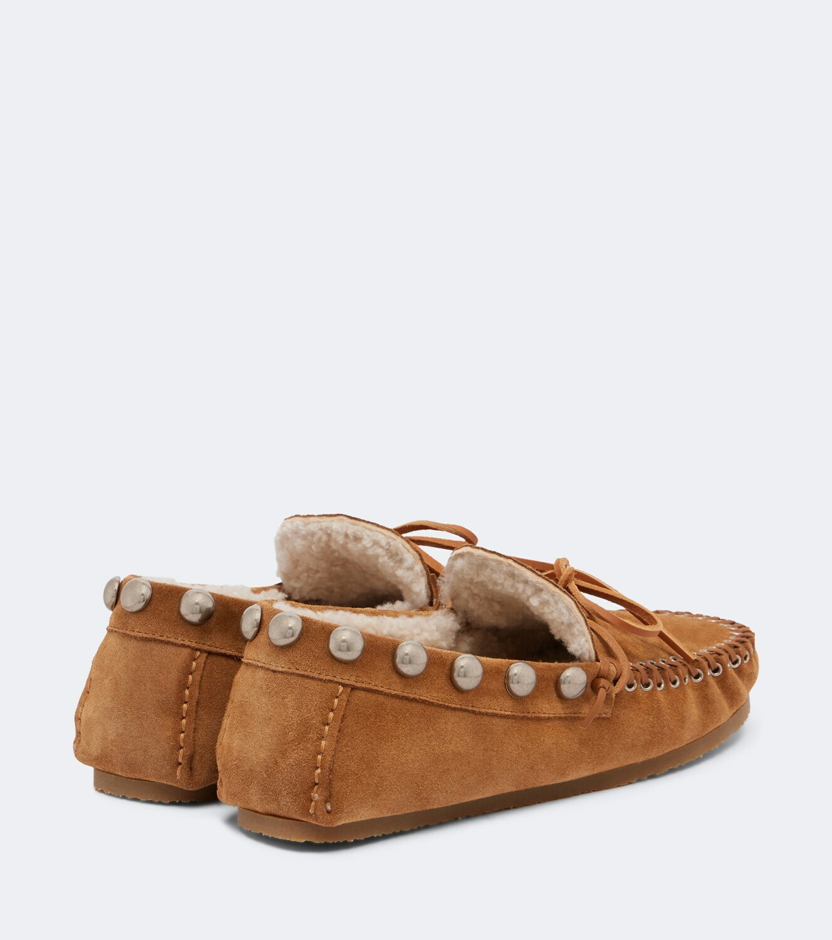 Isabel Marant Fitza shearling-lined suede loafers
