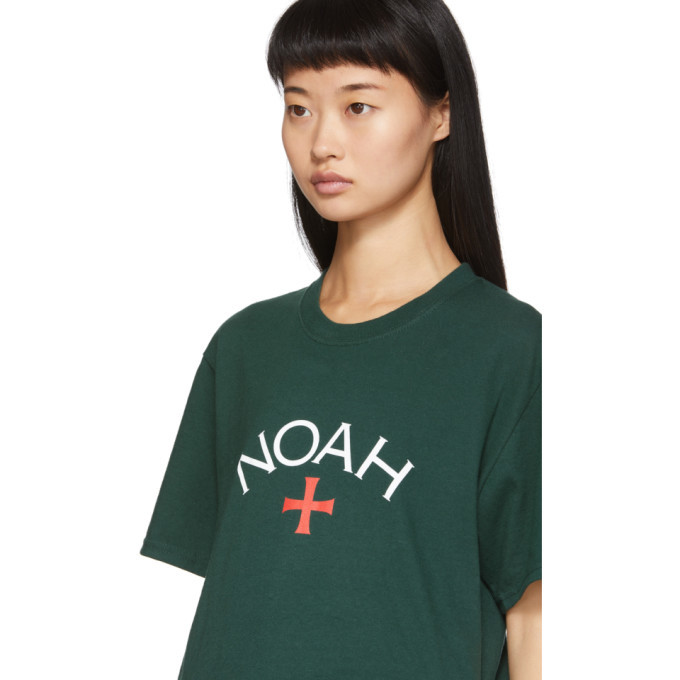 Noah NYC Green Core Logo T-Shirt Noah NYC