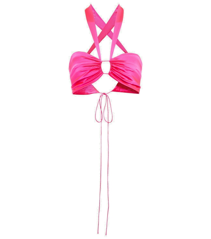 Photo: The Sei Silk satin bra top