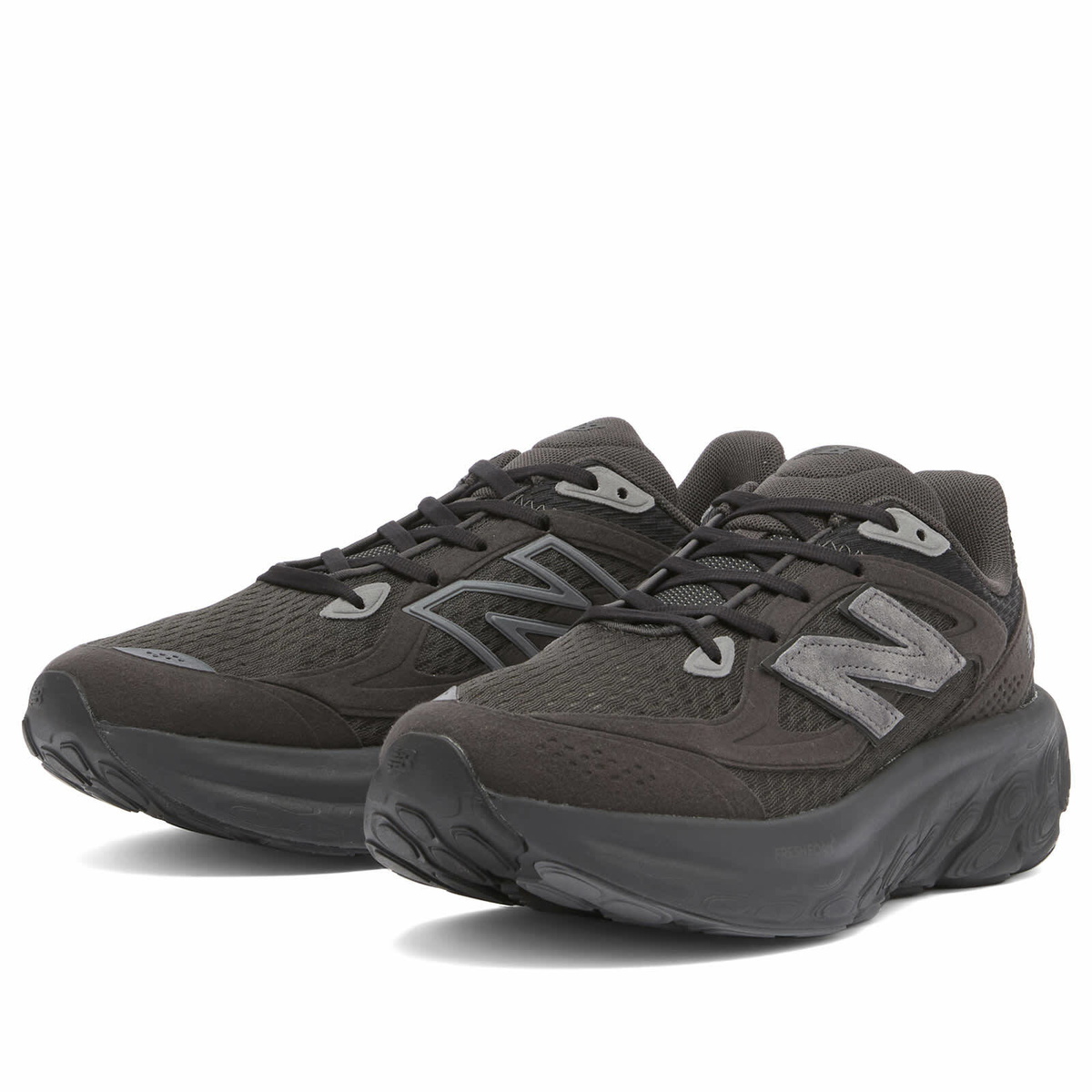 New Balance Fresh Foam Sneaker in Black Cement