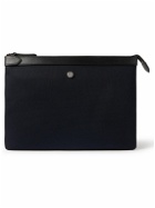 Mismo - Large Leather-Trimmed Nylon Pouch