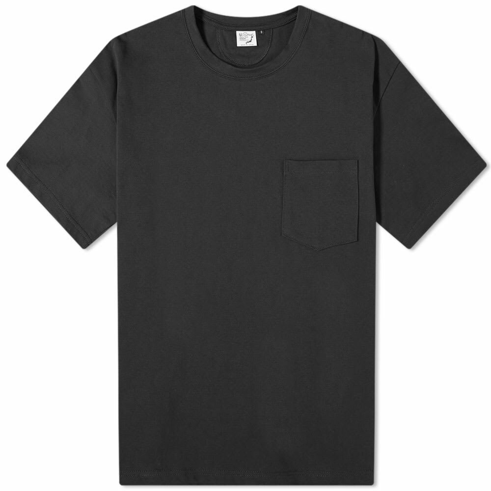 orSlow Men's Pocket T-Shirt in Black orSlow