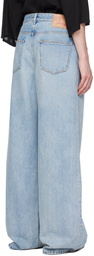 Valentino Blue Faded Jeans