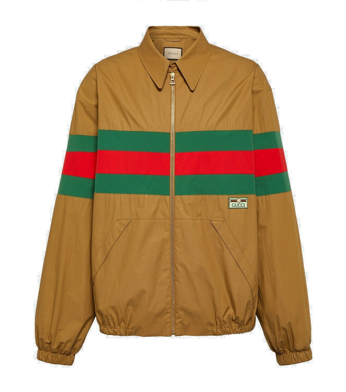 Photo: Gucci Web Stripe cotton track jacket