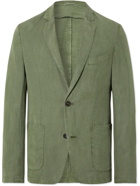 Officine Générale - Garment-Dyed TENCEL Lyocell-Blend Twill Blazer - Green