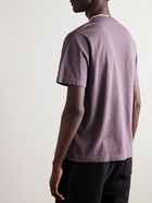 Museum Of Peace & Quiet - Peaks Printed Cotton-Jersey T-Shirt - Purple