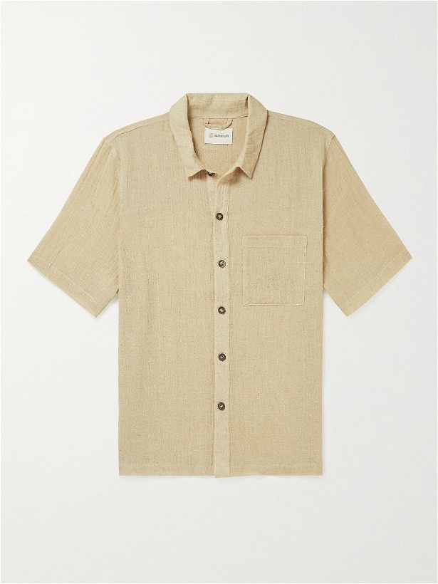 Photo: Satta - Paseo Linen and Cotton-Blend Shirt - Neutrals