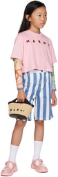 Marni Kids Tan & Black Micro Tropicalia Tote