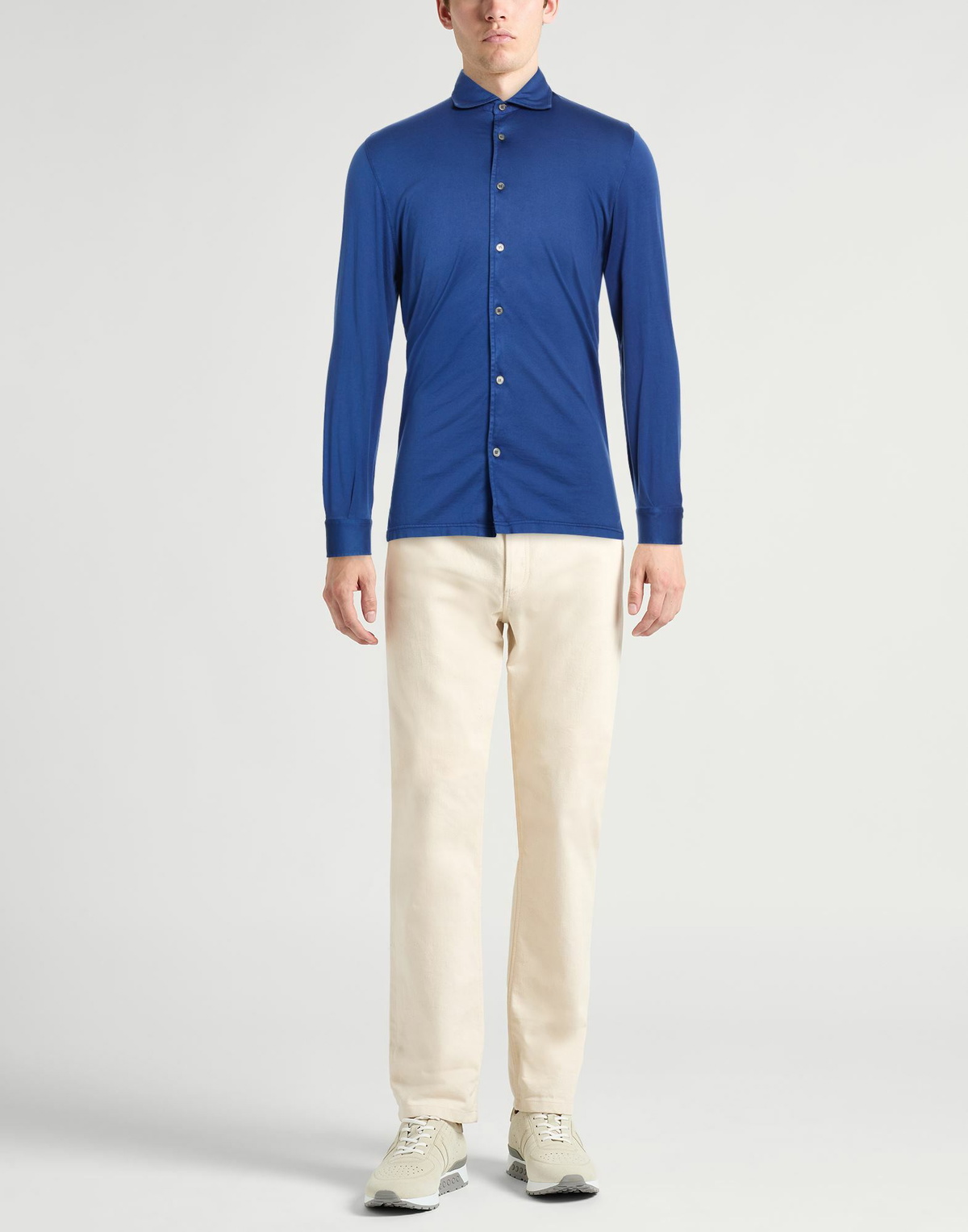 Fedeli Mens Shirt in Blue