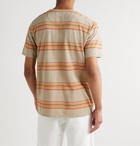 Saturdays NYC - Randall Striped Cotton T-Shirt - Neutrals