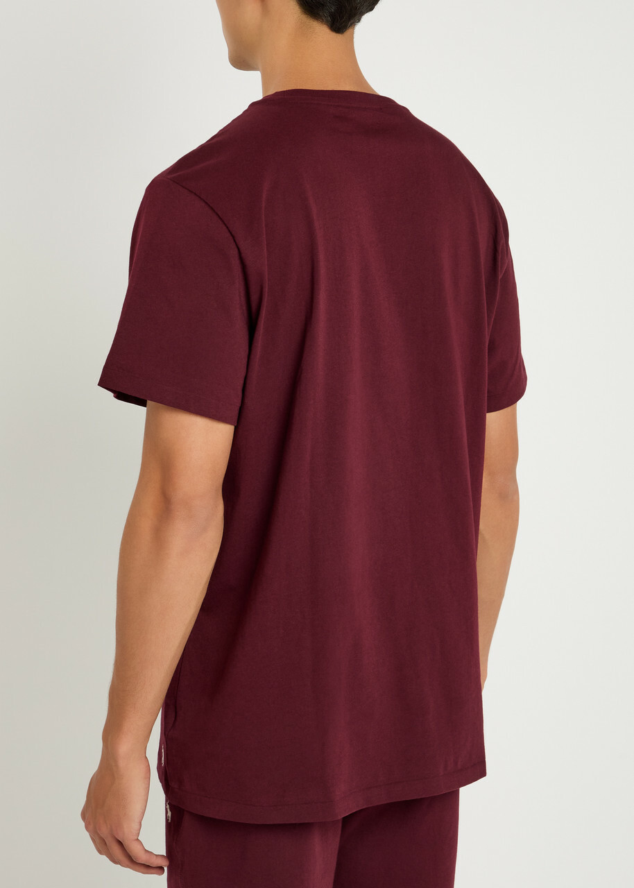 Polo Ralph Lauren Logo-print Cotton Pyjama T-shirt Red