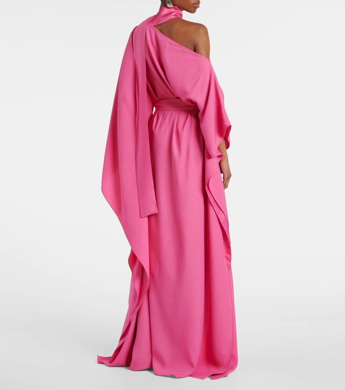 Taller Marmo Taylor belted crêpe cady kaftan