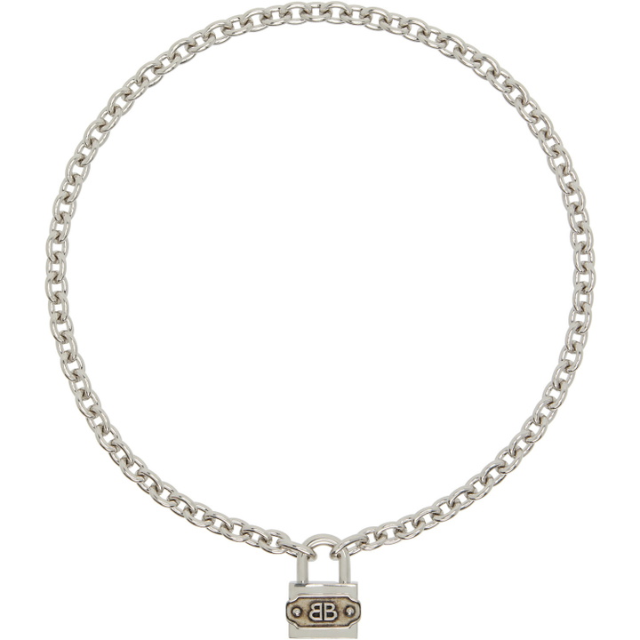 Photo: Balenciaga BB Padlock Necklace