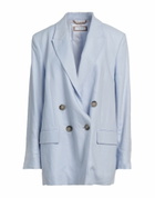 Peserico Womens Blazer Sky in Blue