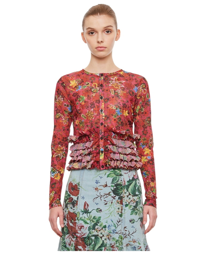 Photo: Molly Goddard Candice Mesh Cardigan