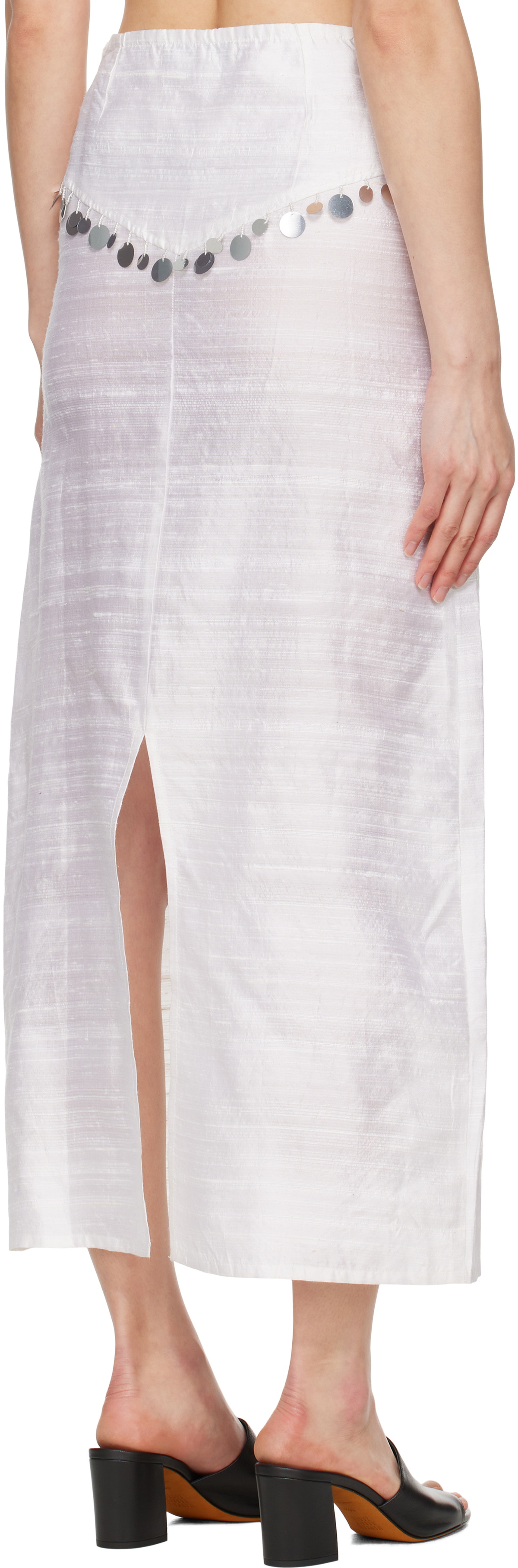 Gimaguas Off-White Diane Maxi Skirt