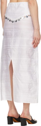 Gimaguas Off-White Diane Maxi Skirt