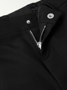 Givenchy - Tapered Logo-Embellished Wool Trousers - Black