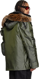 Martine Rose Gray Bumbag Coat