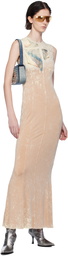 Diesel Pink D-Treaty Maxi Dress