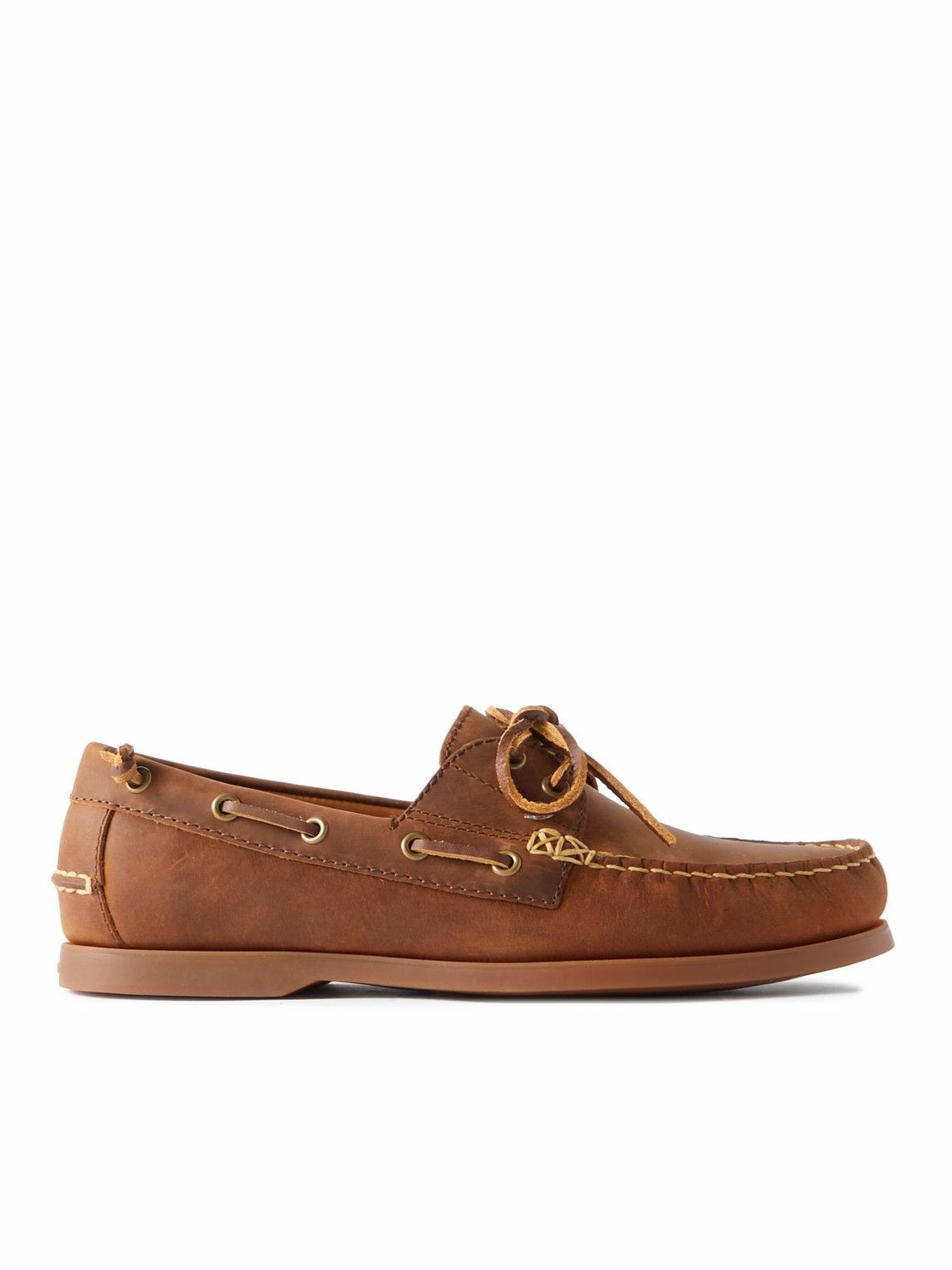 Photo: Polo Ralph Lauren - Merton Leather Boat Shoes - Brown